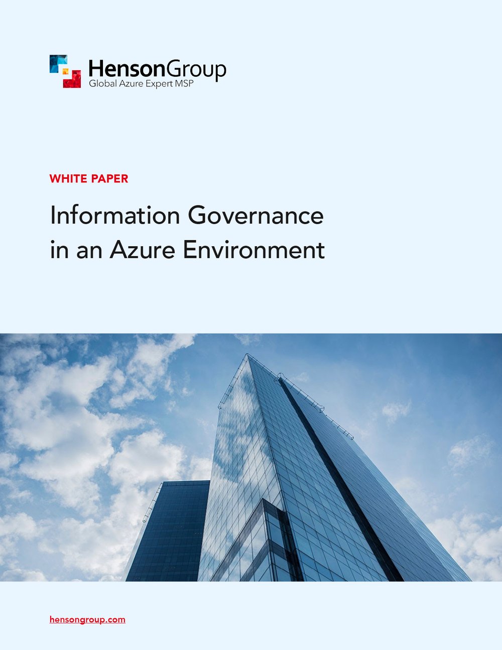 Henson-Group-White-Paper-Information-Governance-in-an-Azure-Environment-IMAGES-Cover