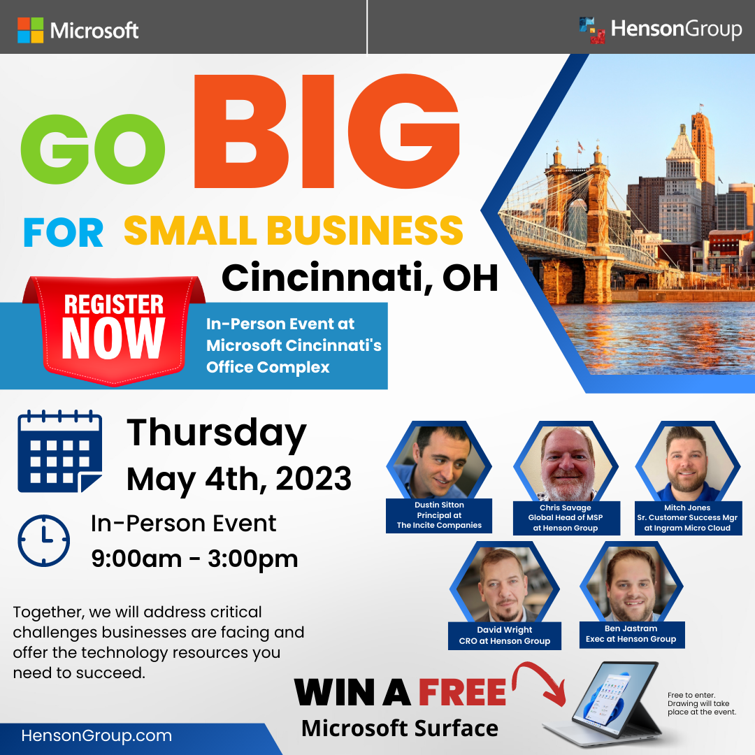 Henson Group - Updated April - Mitch Jones Sr. Customer Success Mgr at Ingram Micro CloudGo Gig for SMB - Cincinnati - Insta Size